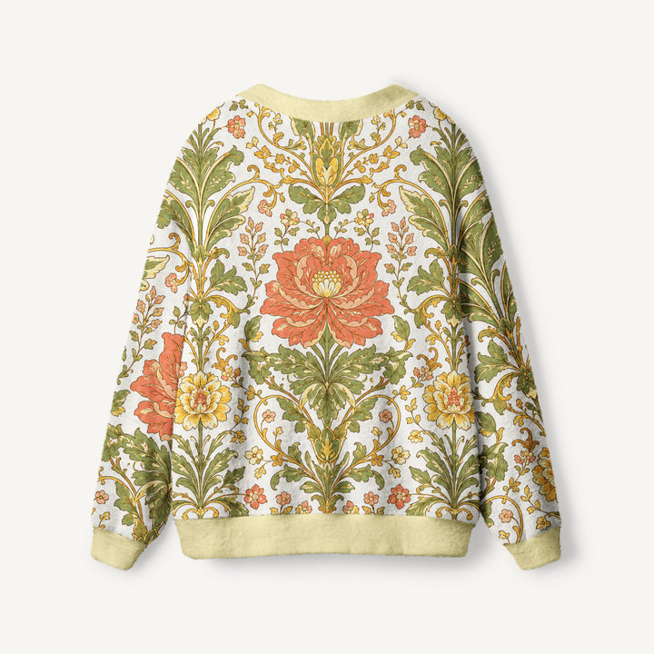 Cardigan lavorato a maglia Botanical Morris Grand Peony