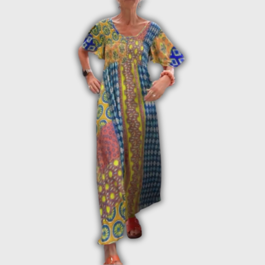 Poppy – Elegante Vestito Midi Paisley
