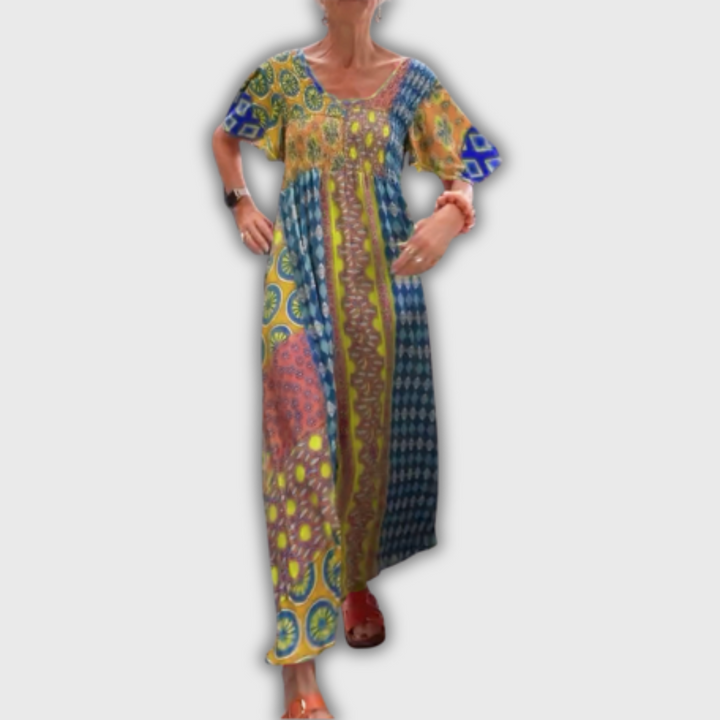 Poppy – Elegante Vestito Midi Paisley