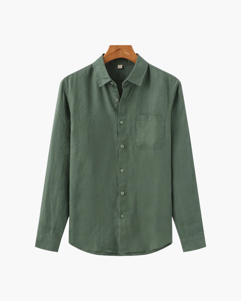 Cesare | Camicia 100% lino con vestibilità oversize
