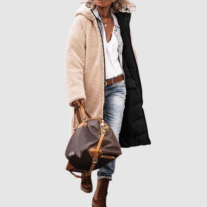 Laura - Cappotto invernale con design reversibile