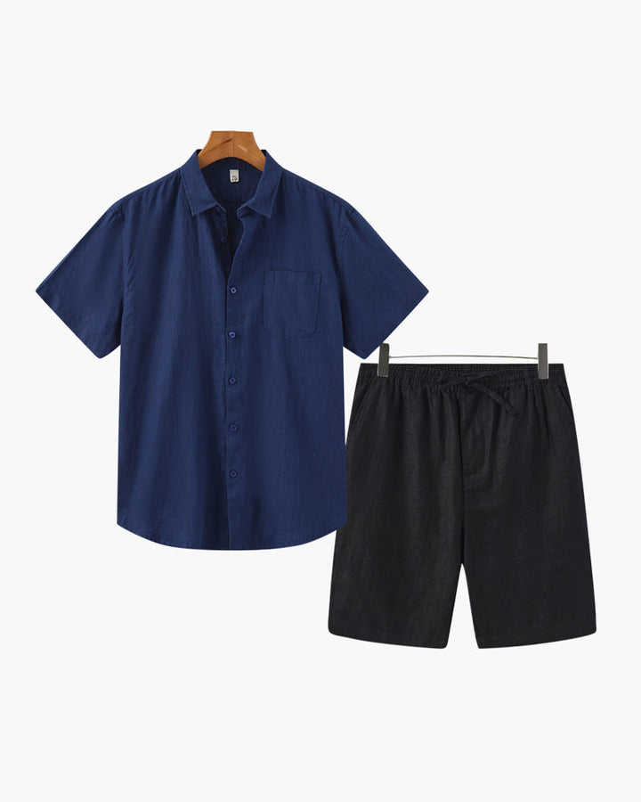 Carlo | Pantaloncini estivi in lino Old Money