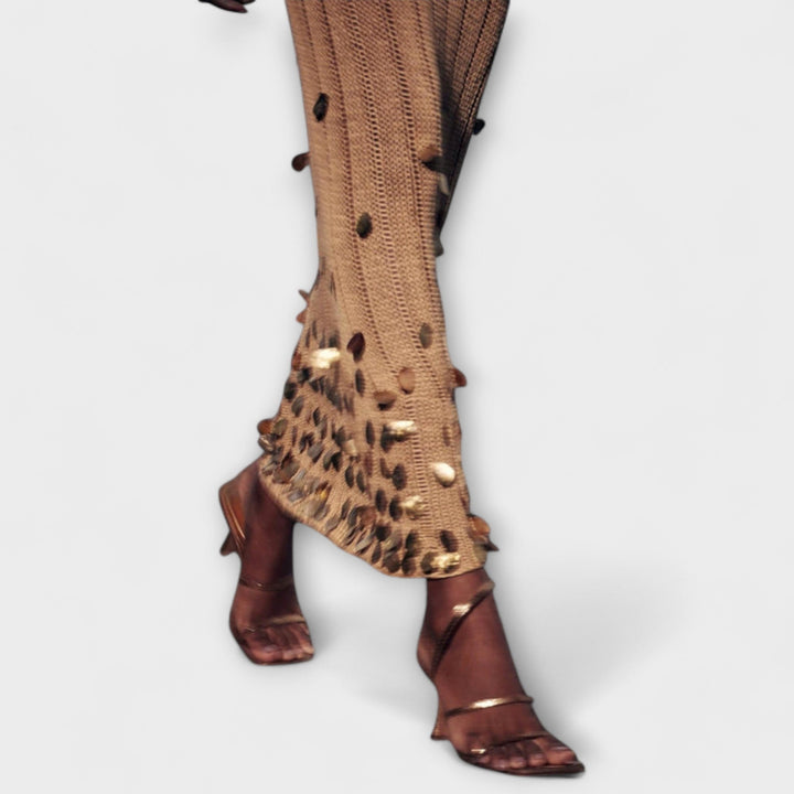 Kathleen - Abito Maxi Goldigs in Maglia