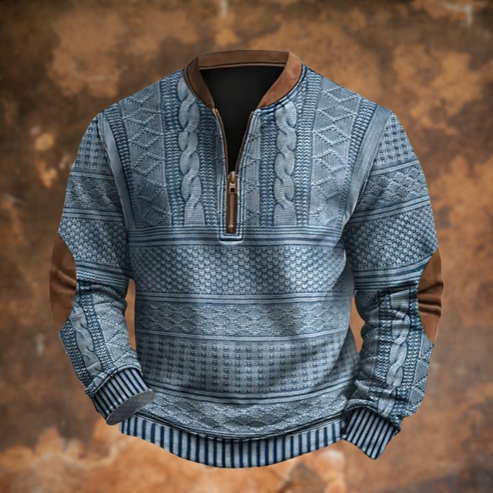 João - Maglione in maglia con zip