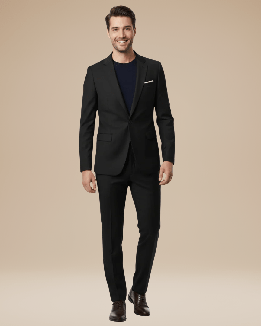 Completo da Uomo Due Pezzi | Comfort Stretch e Vestibilità Regolare per Ogni Occasione