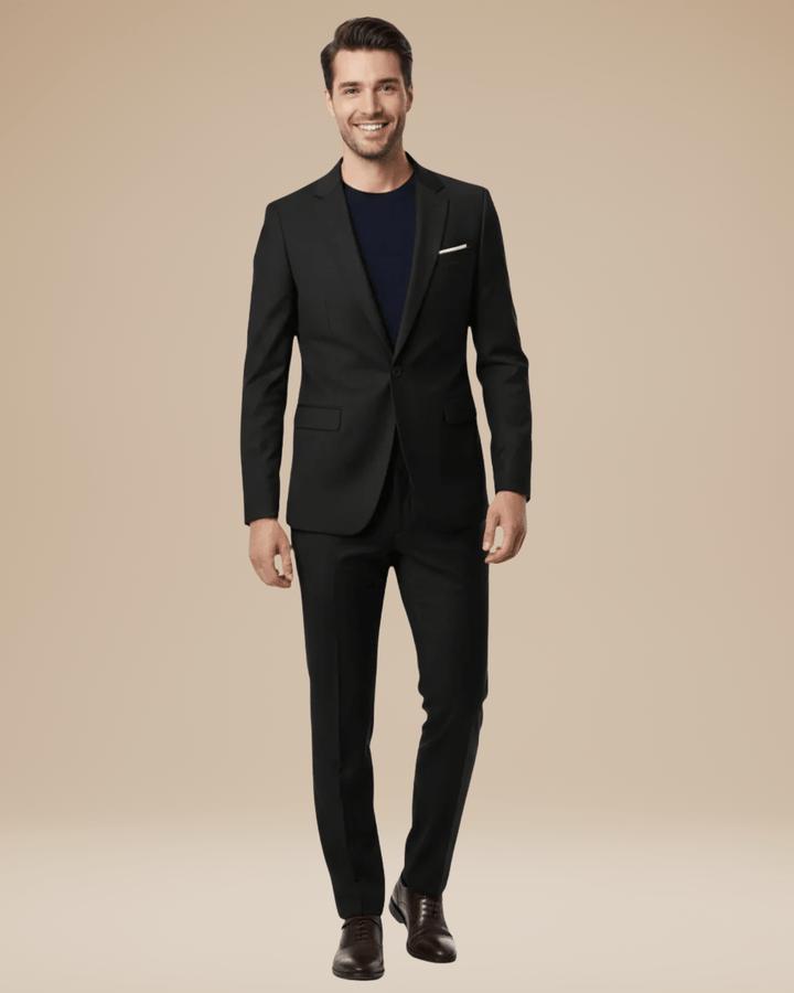 Completo da Uomo Due Pezzi | Comfort Stretch e Vestibilità Regolare per Ogni Occasione