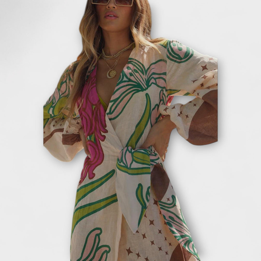 Tracey - Abito Maxi con Vita Regolabile