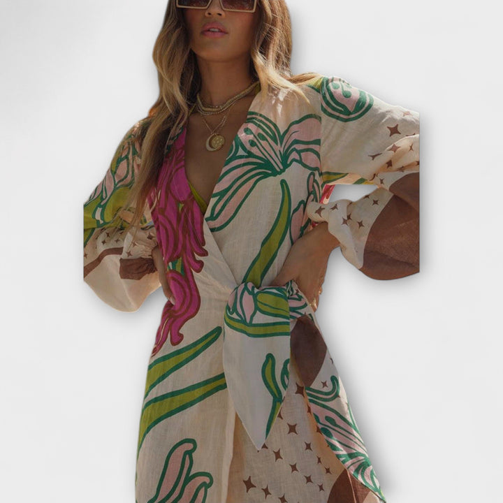 Tracey - Abito Maxi con Vita Regolabile