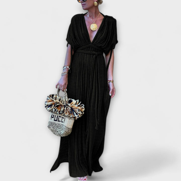 Abito Maxi Kimono in Stile Greco