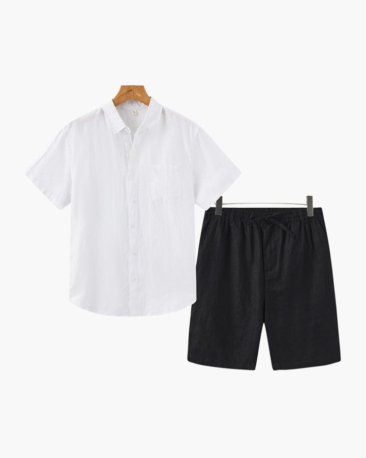 Carlo | Pantaloncini estivi in lino Old Money