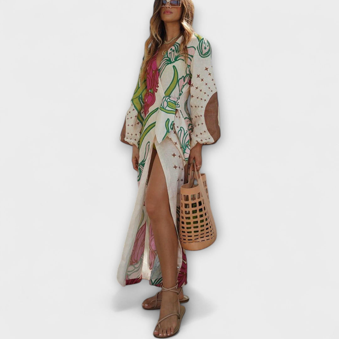 Tracey - Abito Maxi con Vita Regolabile