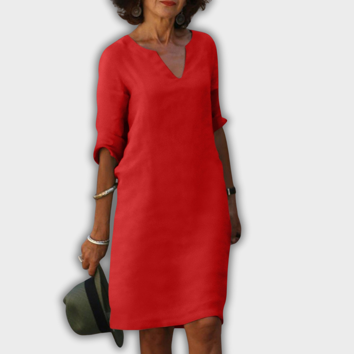 Lyns - vestito con scollo a V