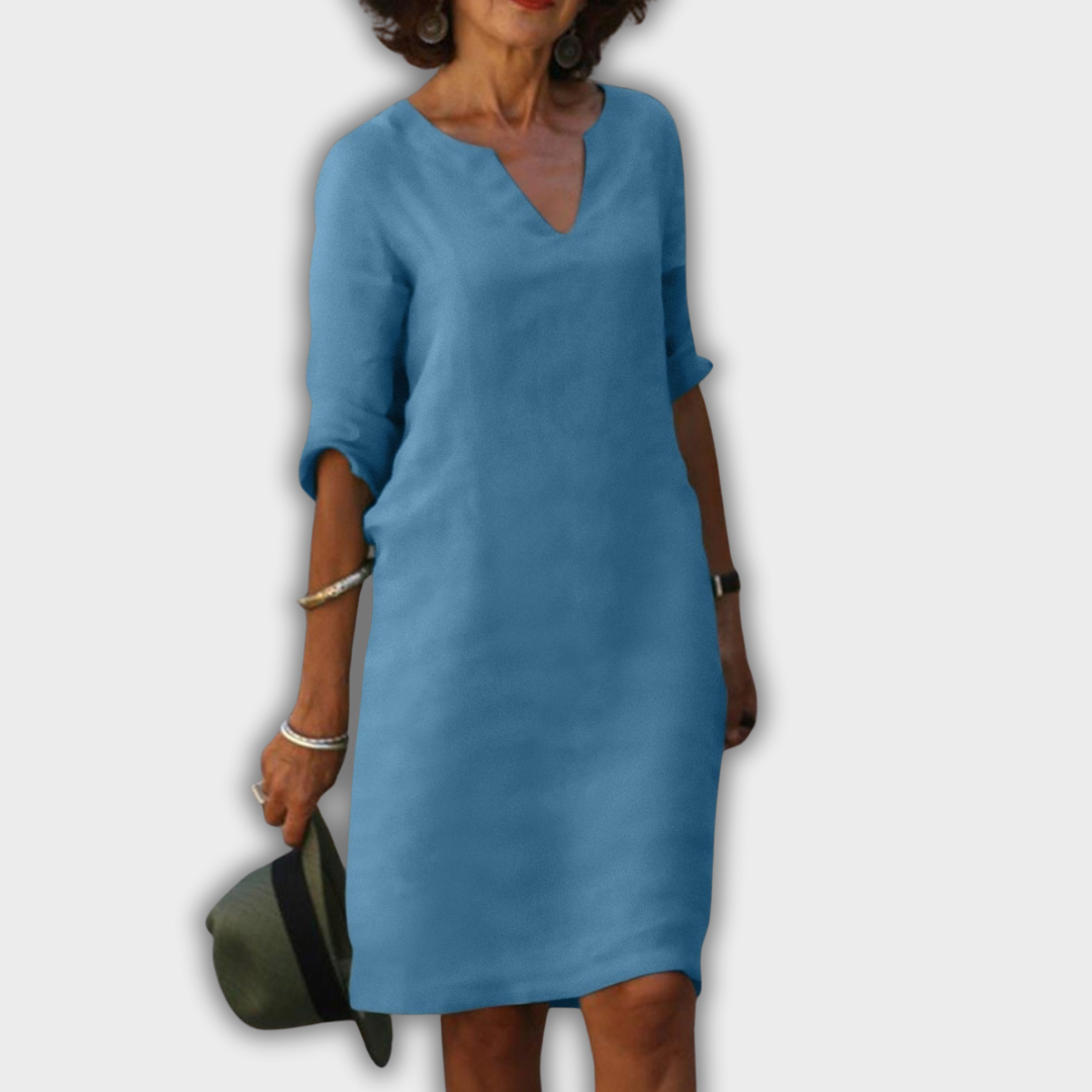 Lyns - vestito con scollo a V