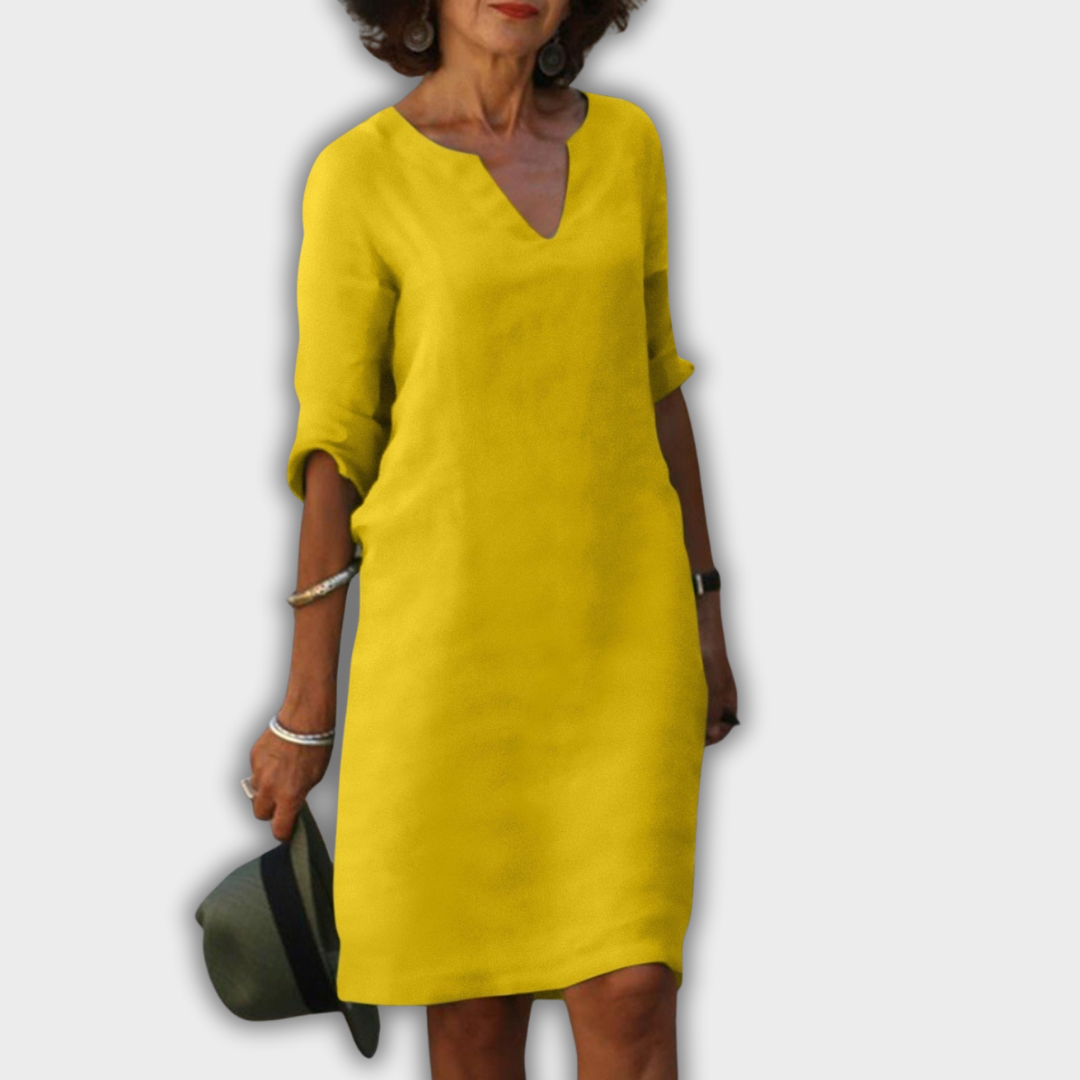 Lyns - vestito con scollo a V