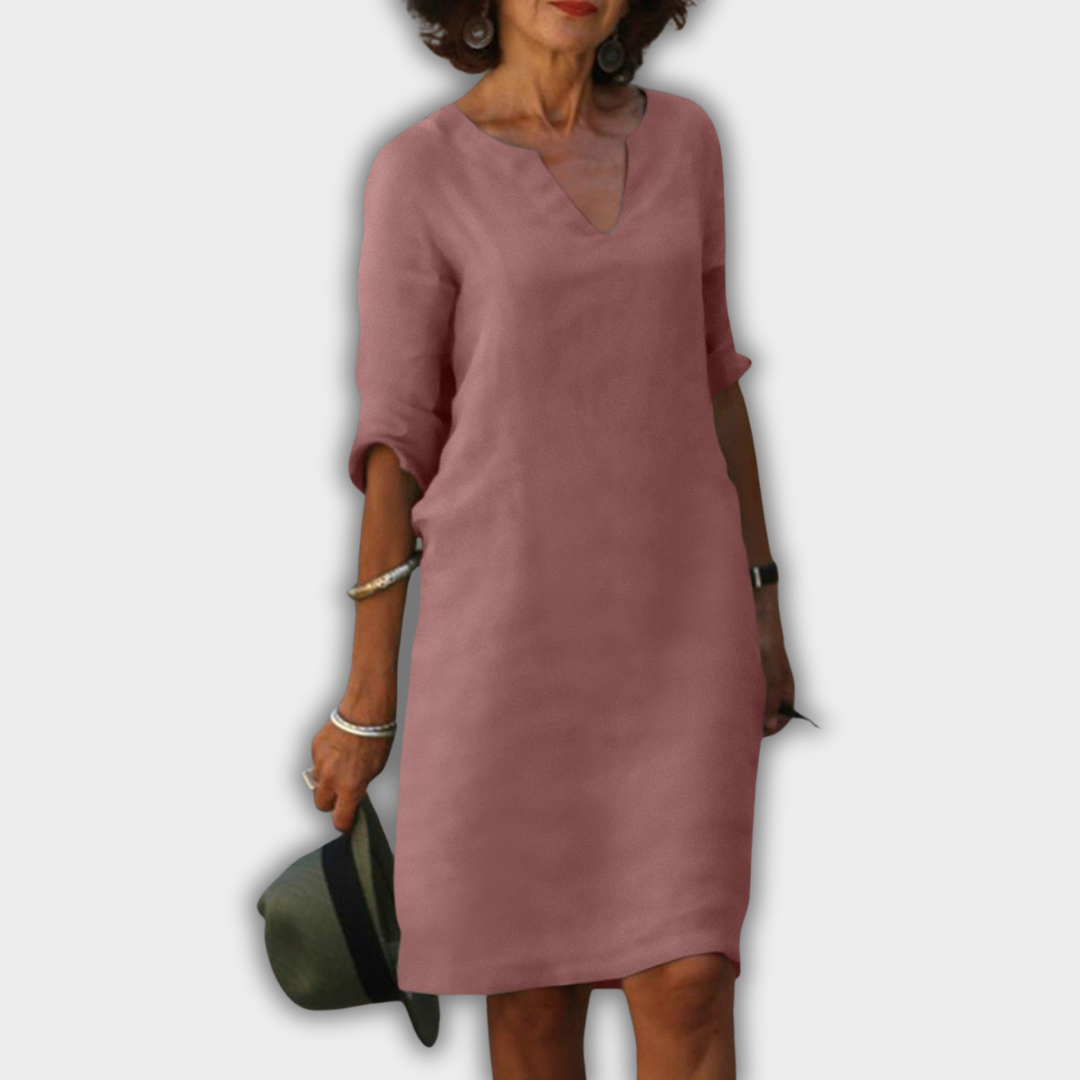 Lyns - vestito con scollo a V