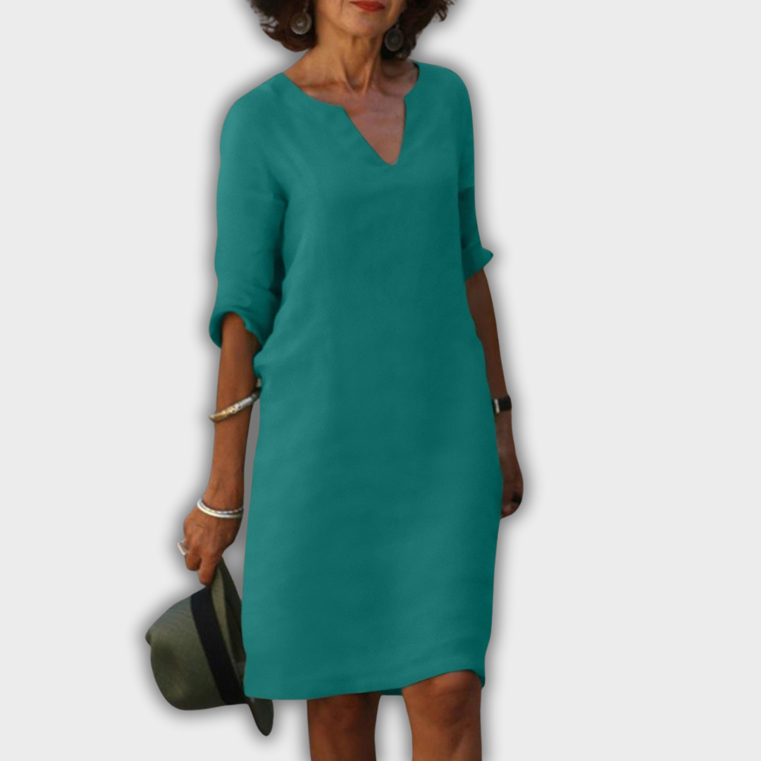 Lyns - vestito con scollo a V