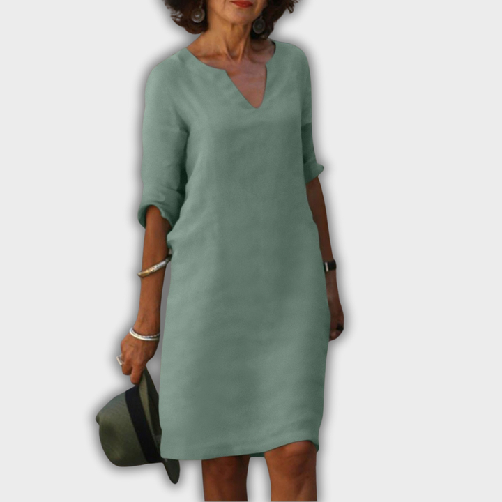 Lyns - vestito con scollo a V