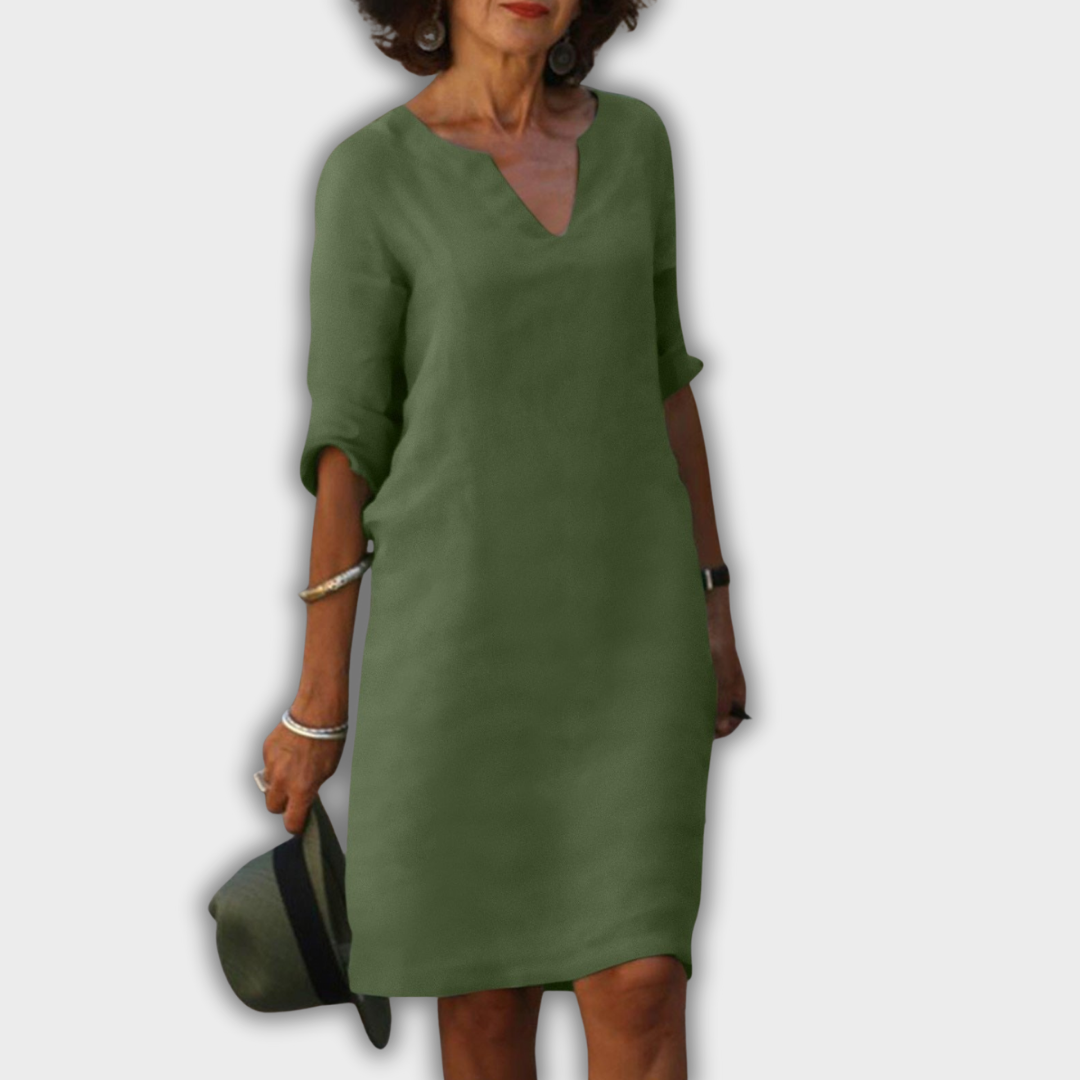 Lyns - vestito con scollo a V