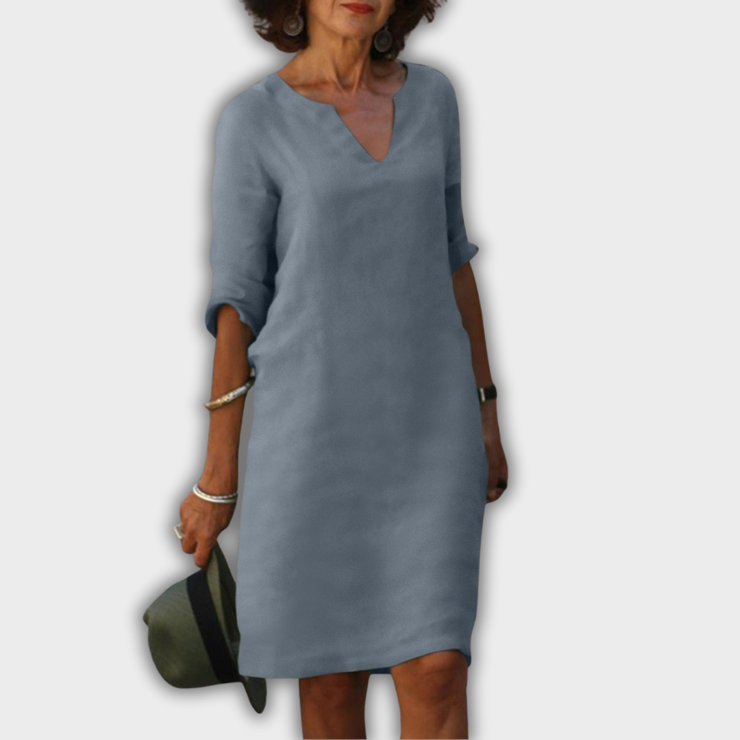 Lyns - vestito con scollo a V