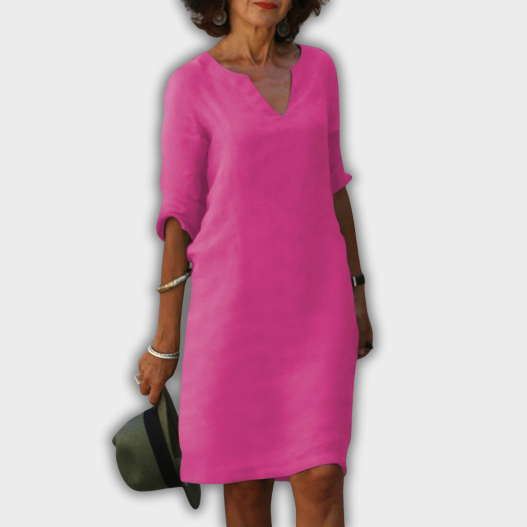 Lyns - vestito con scollo a V