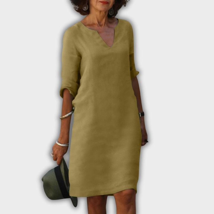 Lyns - vestito con scollo a V