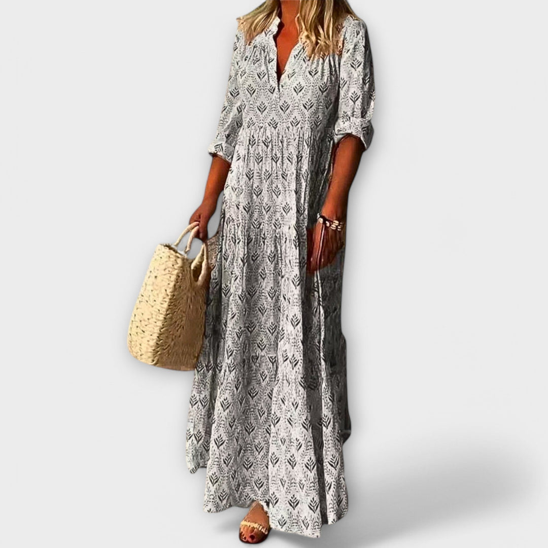 Sera - Abito Maxi Elegante e Confortevole per la Primavera