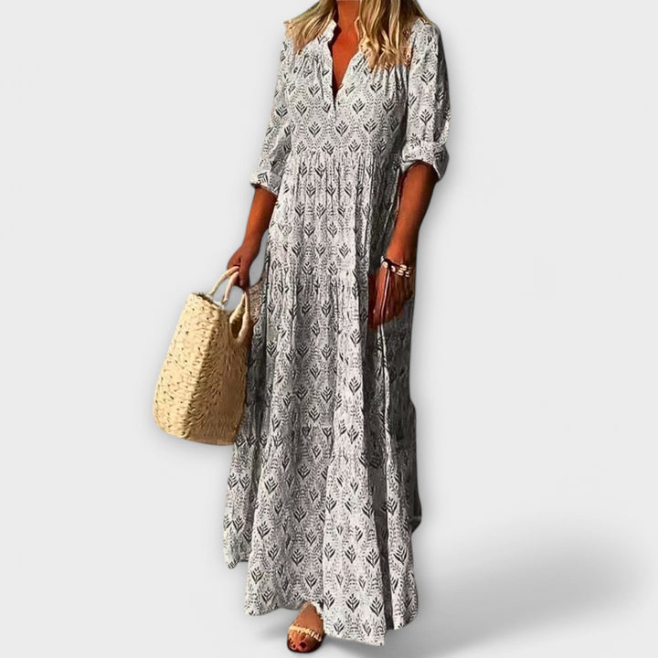 Sera - Abito Maxi Elegante e Confortevole per la Primavera