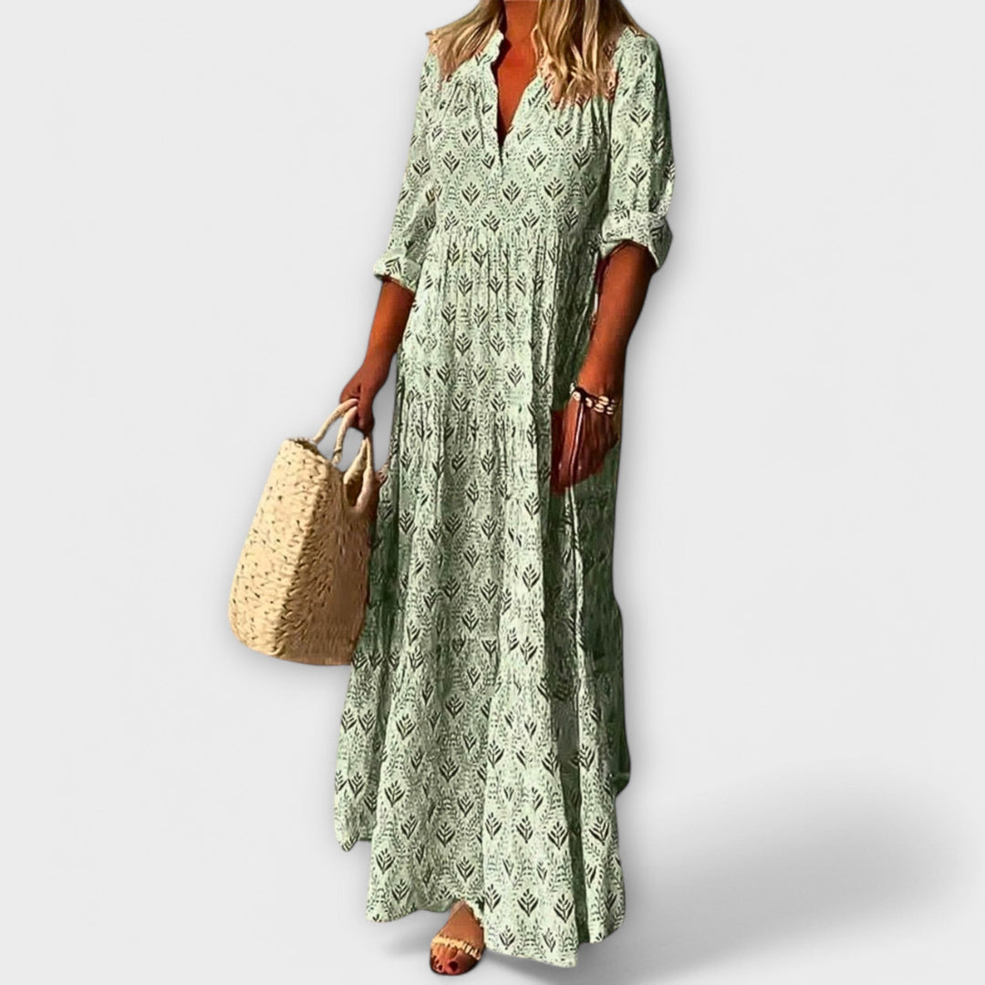Sera - Abito Maxi Elegante e Confortevole per la Primavera