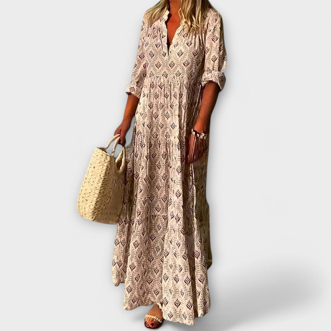 Sera - Abito Maxi Elegante e Confortevole per la Primavera