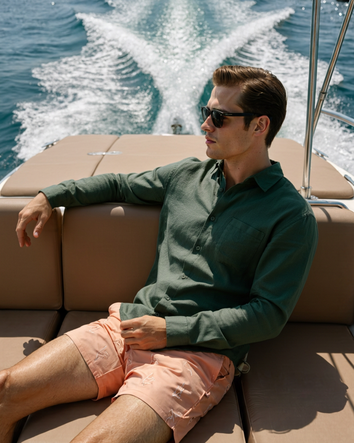Cesare | Camicia 100% lino con vestibilità oversize
