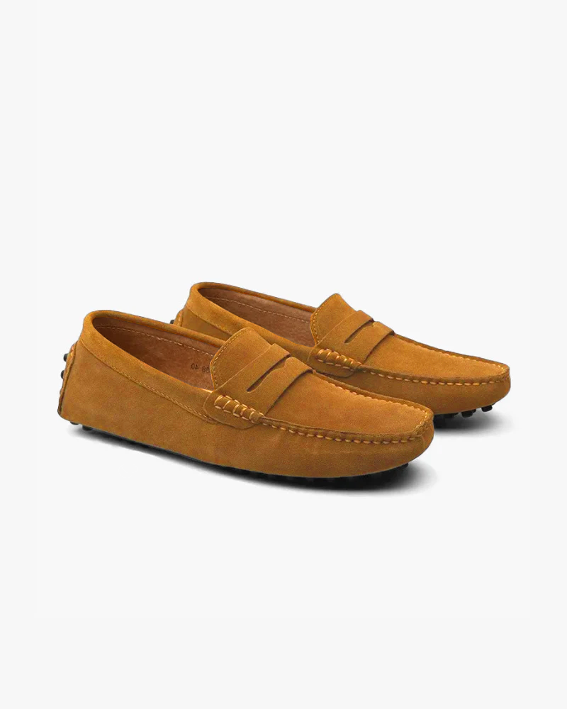 Mocassini Uomo in Camoscio Driver Loafer Eleganti