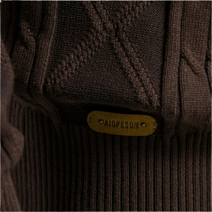 Samuele - Cardigan Argyle Mistura Suave
