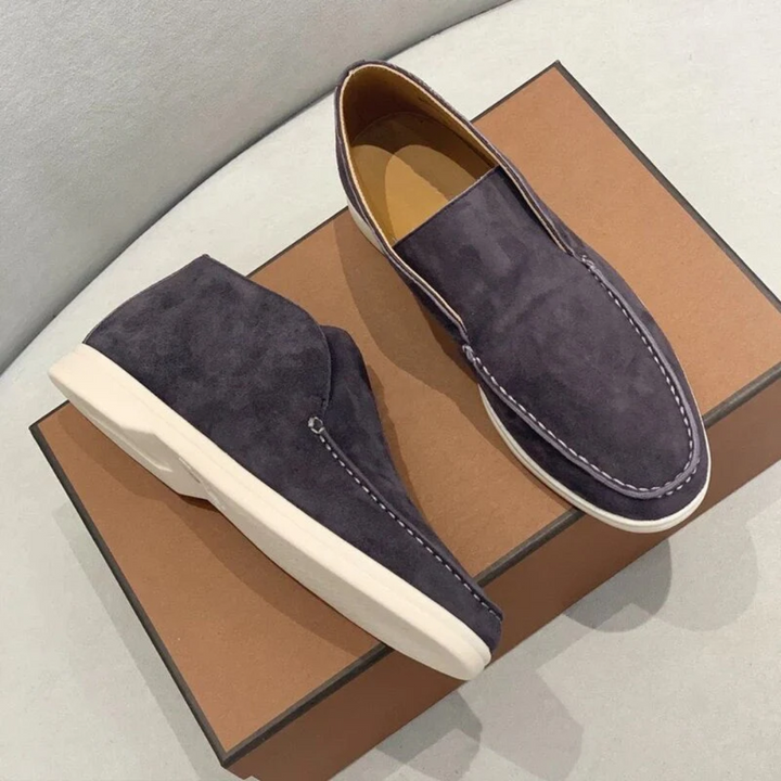 Mocassini casual in camoscio