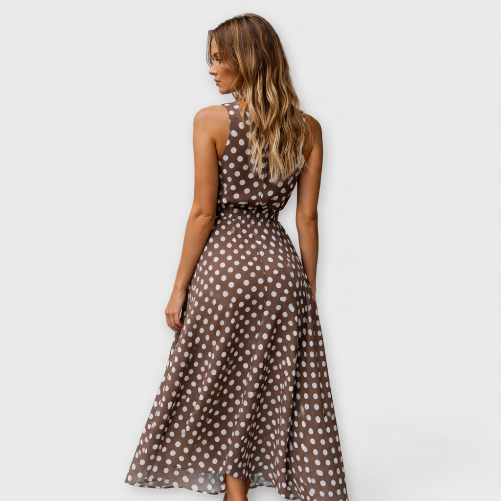 Danae | Abito Midi a Pois