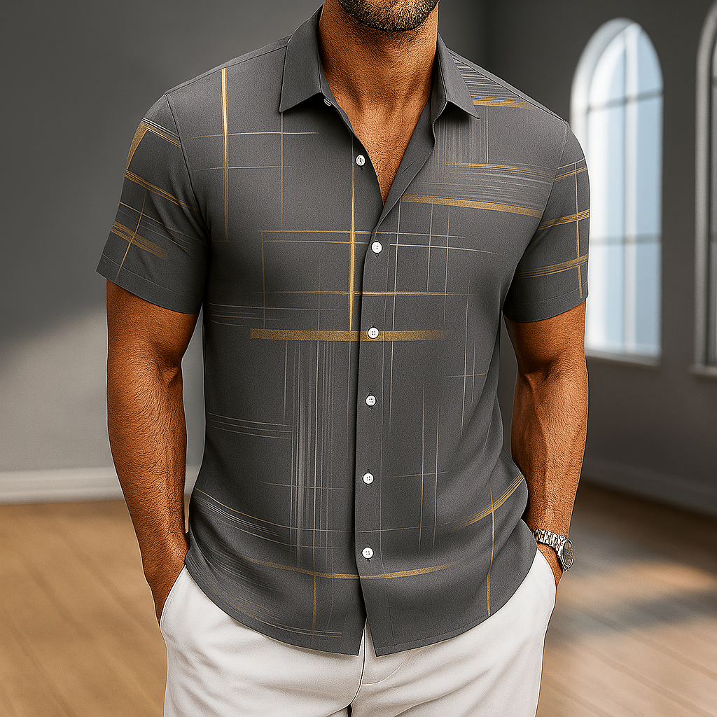 Maurizio | Polo in seta manica corta, smart casual