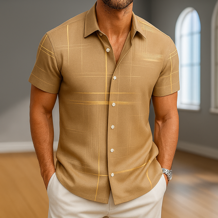 Maurizio | Polo in seta manica corta, smart casual