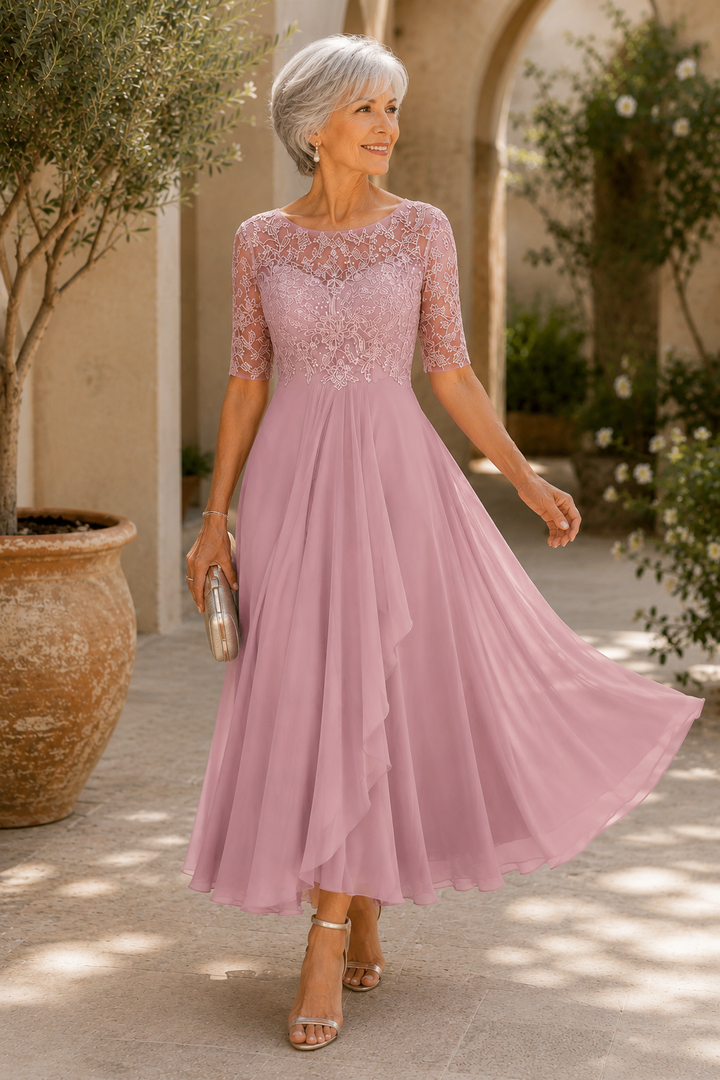 Lucia - Elegante Abito in Pizzo