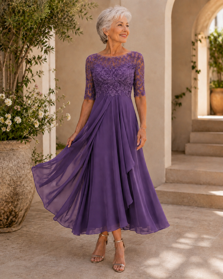 Lucia - Elegante Abito in Pizzo