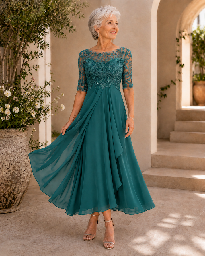 Lucia - Elegante Abito in Pizzo