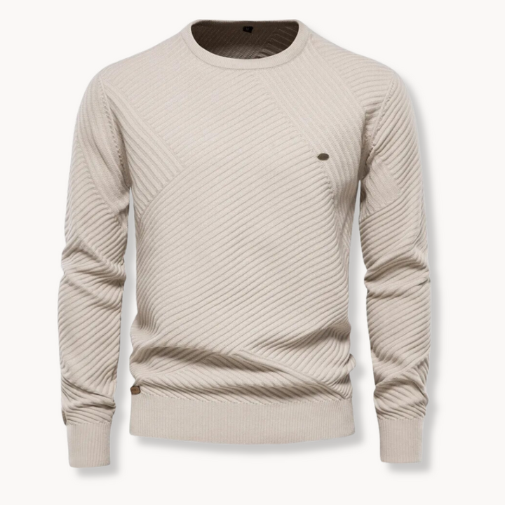 Massimo - Pullover Collo Rotondo Righe