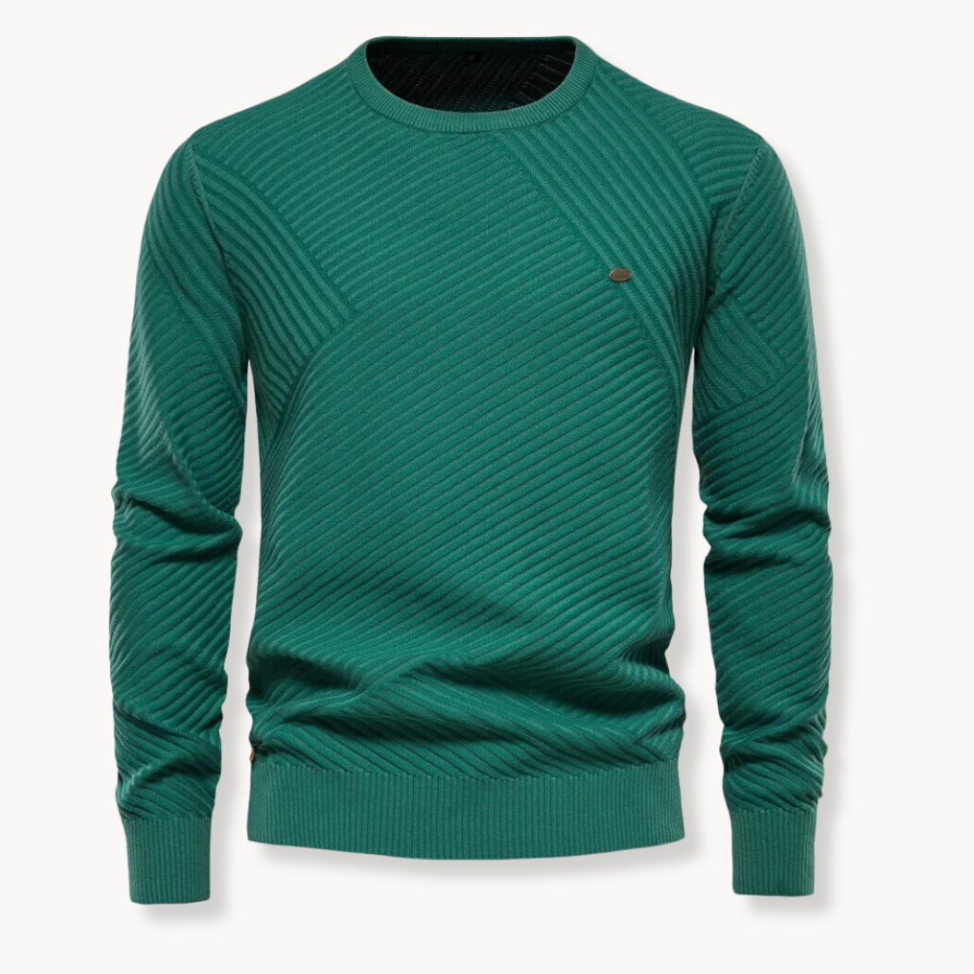 Massimo - Pullover Collo Rotondo Righe