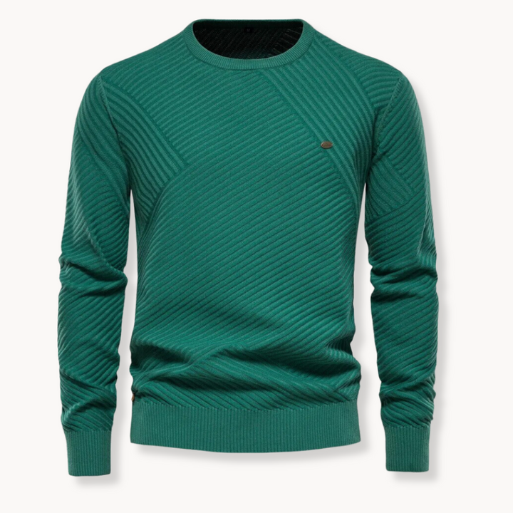 Massimo - Pullover Collo Rotondo Righe