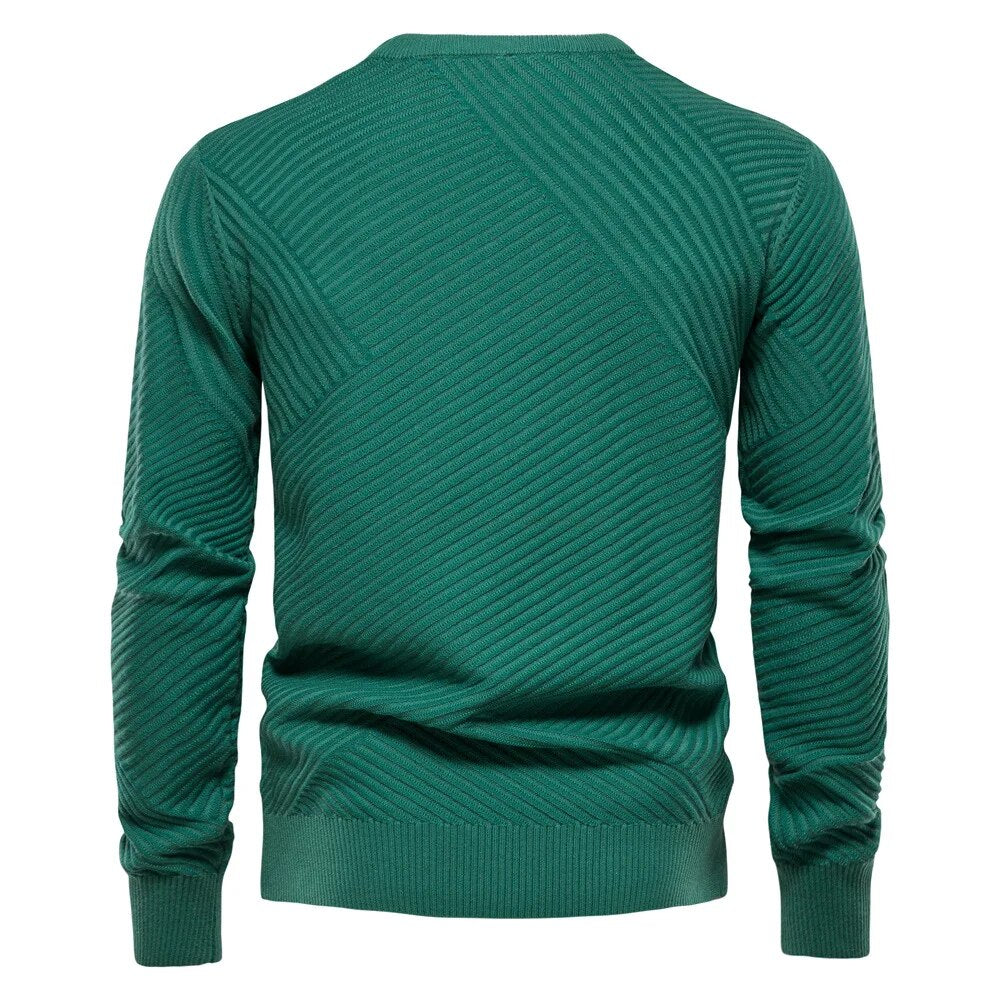 Massimo - Pullover Collo Rotondo Righe