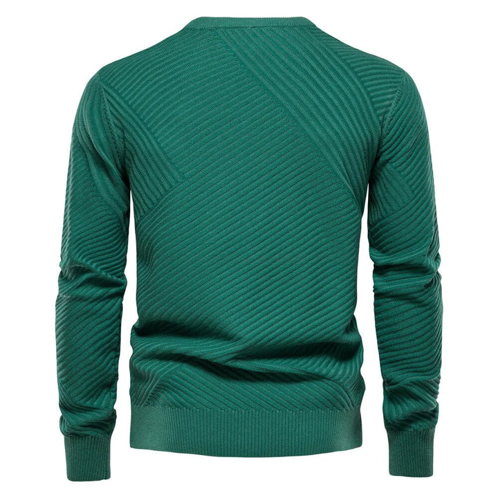 Massimo - Pullover Collo Rotondo Righe
