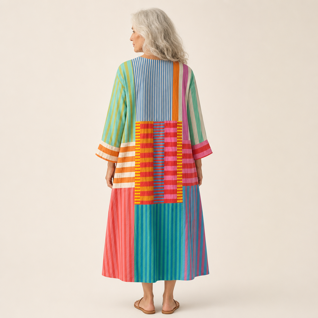 Gemma - Abito Estivo Stampato Flattering