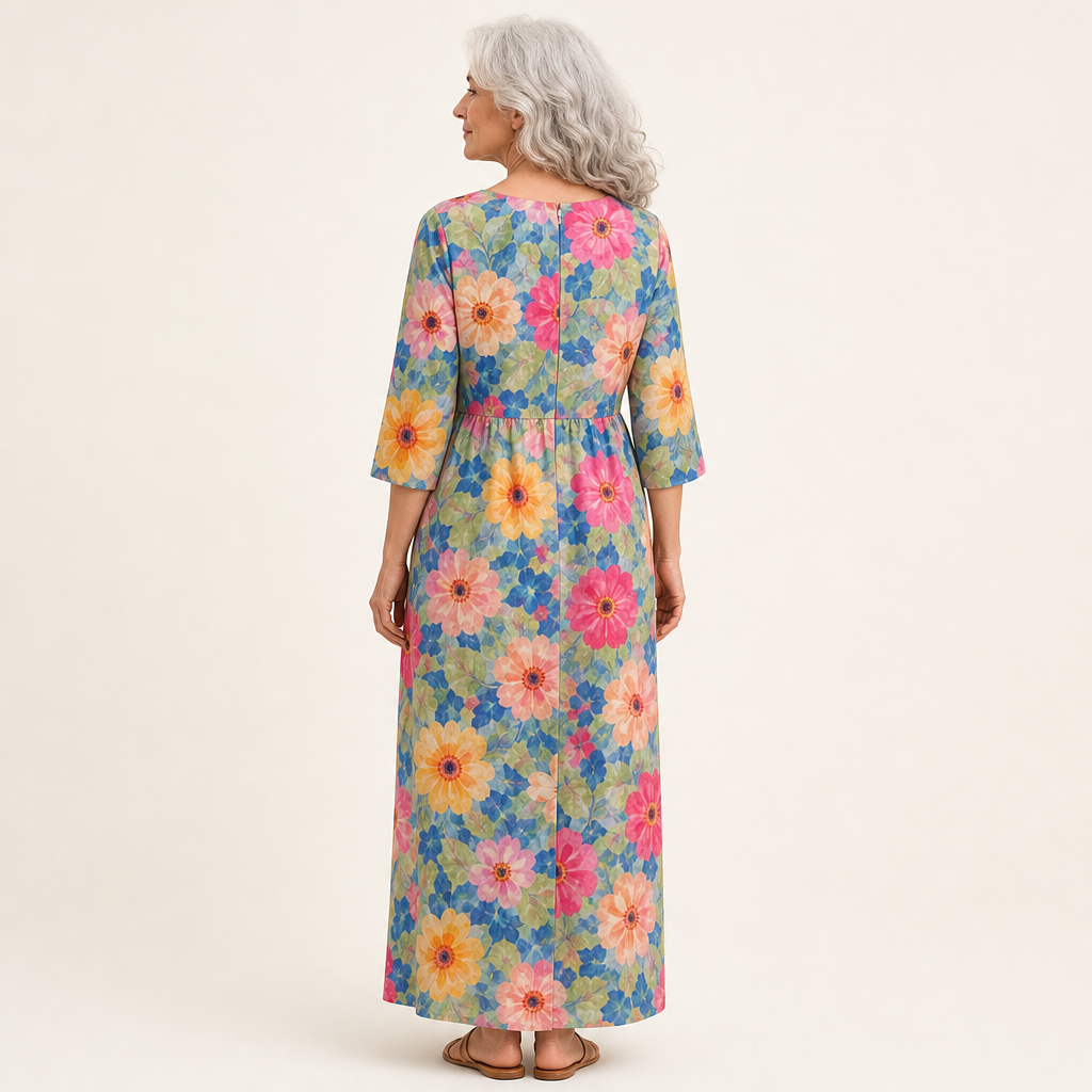 Arianna - Abito lungo fluido chic e confortevole