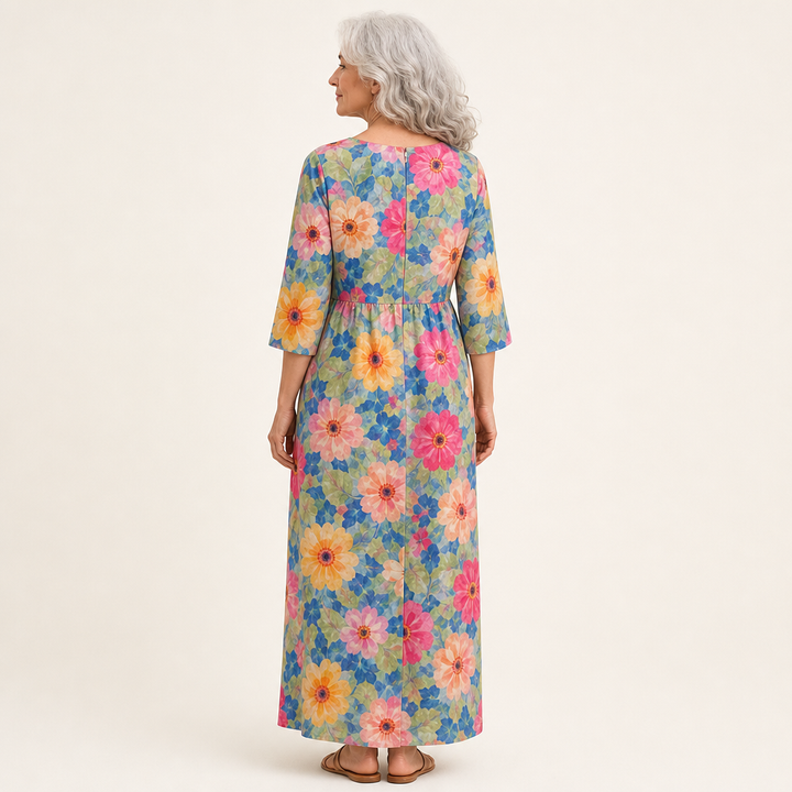 Arianna - Abito lungo fluido chic e confortevole