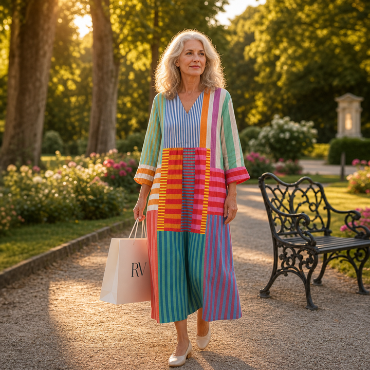 Gemma - Abito Estivo Stampato Flattering