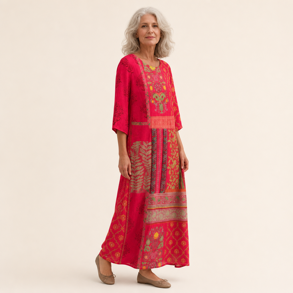 Clarissa - Abito lungo fluido chic e confortevole