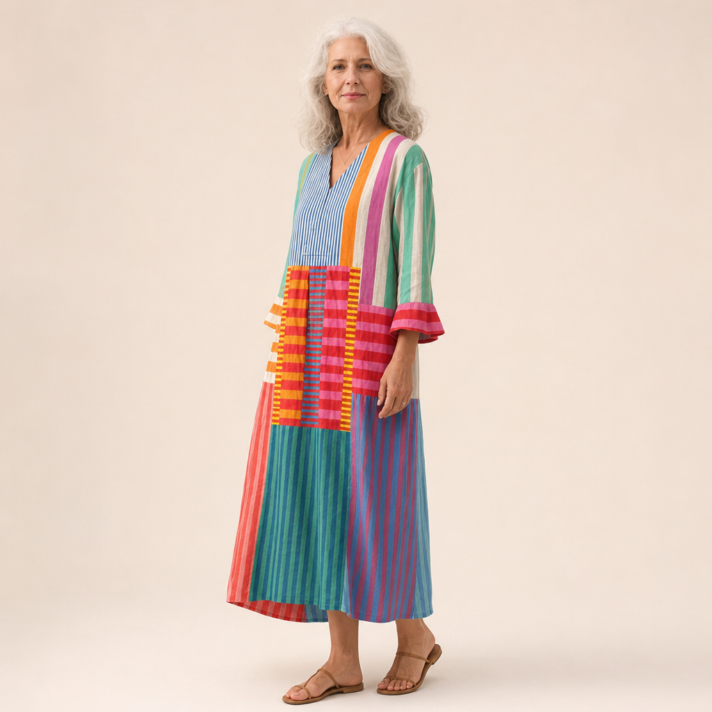 Gemma - Abito Estivo Stampato Flattering